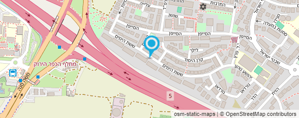 מפת הגעה אל שלמה וייס יועץ טכני