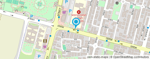 מפת הגעה אל כללית רפואה משלימה