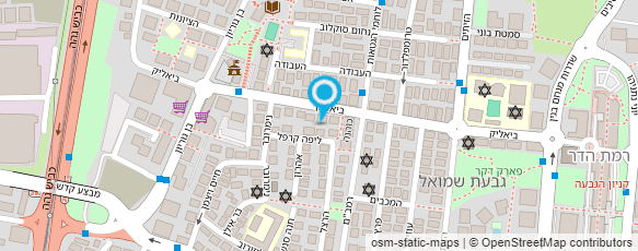 מפת הגעה אל עמותת חבר לי