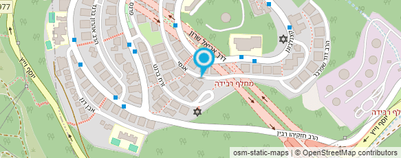 מפת הגעה אל מרגולין הרב הדר