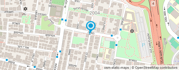 מפת הגעה אל ג'ולי צלניק מעצבת פנים