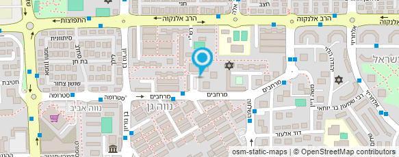 מפת הגעה אל חן עיצוב שיער