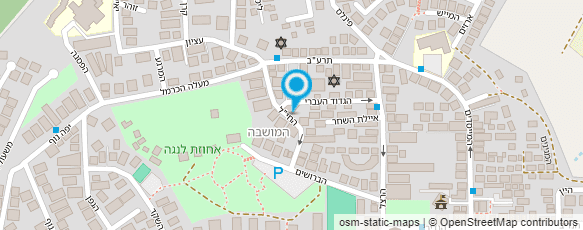 מפת הגעה אל פעוטון-החברים של איתי