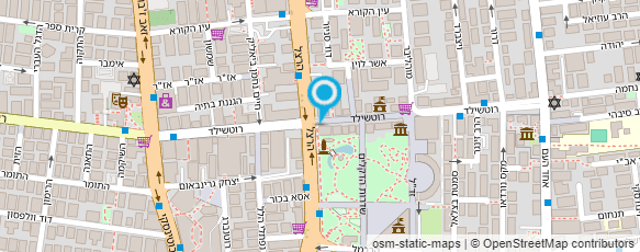 מפת הגעה אל פיצה בר