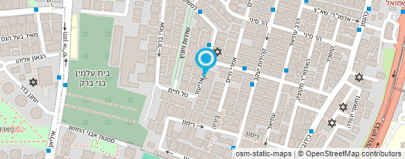 מפת הגעה אל יואלי'ס קייטרינג