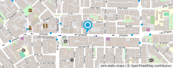 מפת הגעה אל גליה מכון יופי