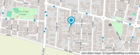 מפת הגעה אל גן שלבים