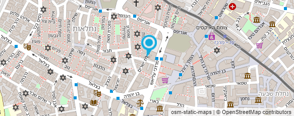 מפת הגעה אל בית מזיא לתיאטרון