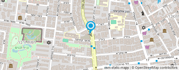 מפת הגעה אל אולה שיזוף בהתזה