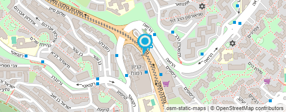 מפת הגעה אל זיסלק רמות ירושלים