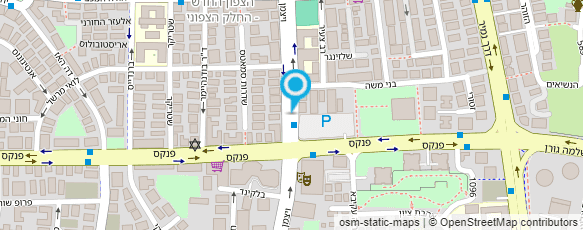 מפת הגעה אל בי"ח דנה-אשפוז יום-המטו-אונקולוגיה והשתלות מח-עצם