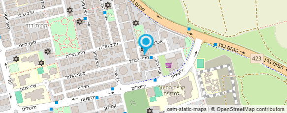 מפת הגעה אל אביעד עיצוב שיער