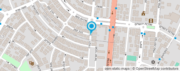 מפת הגעה אל אלנה דרוביצקי-פסיכותרפיסטית