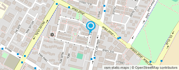 מפת הגעה אל גן הכוכבים