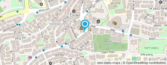 מפת הגעה אל בי"ח הדסה- המרכז לבדיקות איידס