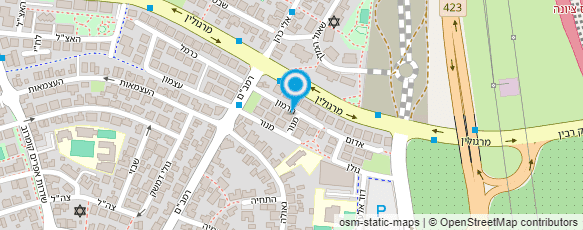 מפת הגעה אל תמר גורה-פסיכולוגית תעסוקתית