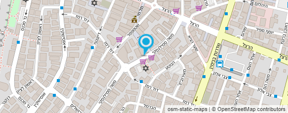 מפת הגעה אל טלי טל מידות גדולות לנשים