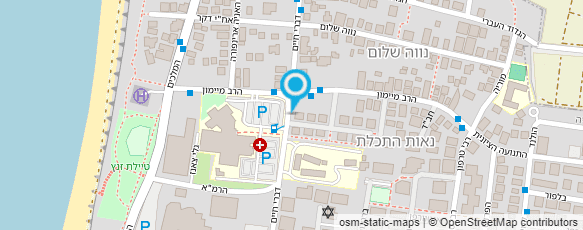 מפת הגעה אל בי"ח לניאדו-יחידת פגיה