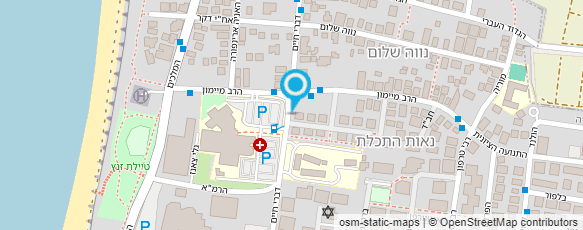 מפת הגעה אל בי"ח לניאדו- יחידת גסטרואנטרולוגיה בילדים