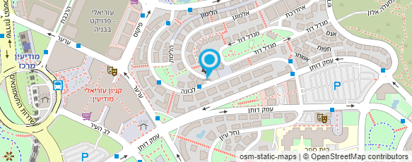 מפת הגעה אל שרות בריבוע - אושרי עקיבא