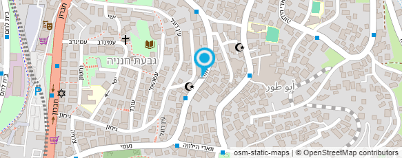 מפת הגעה אל תיאטרון סנאבל הירושלמי