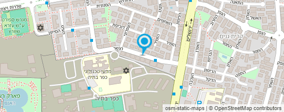 מפת הגעה אל ענת בר-טל יוהן-מרפאה בעיסוק