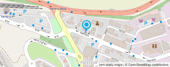 מפת הגעה אל מרפאת שיניים - אסדי רבאח