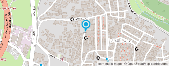 מפת הגעה אל בי"ח ביקור חולים-מחלקת ילודים