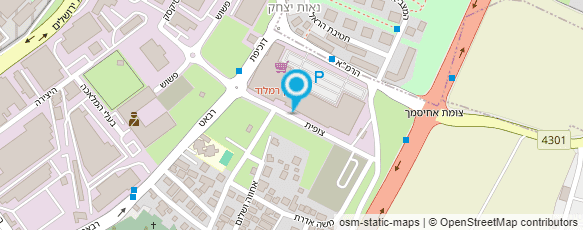 מפת הגעה אל קניון רמלוד