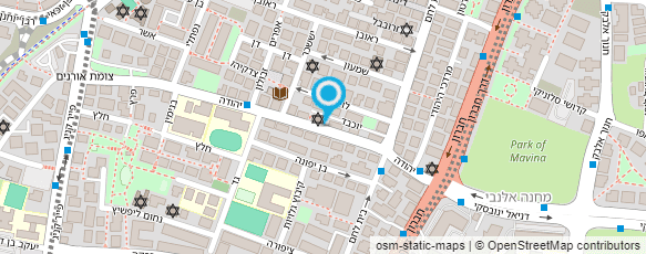 מפת הגעה אל איציק צדוק