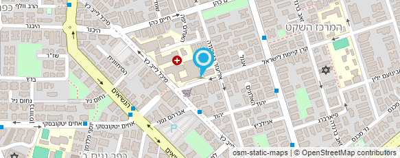 מפת הגעה אל בי"ח רבין(השרון)-מערך לנפרולוגיה וליתר לחץ דם