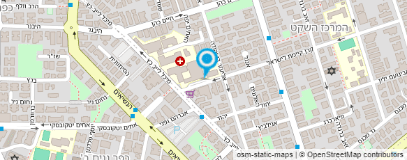 מפת הגעה אל בי"ח רבין (השרון)- מערך עיניים