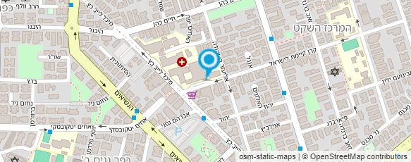 מפת הגעה אל בי"ח רבין (השרון)- המכון לצנתורי לב