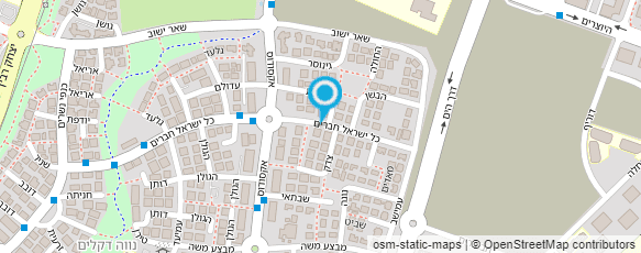 מפת הגעה אל הפעוטון של סופיה