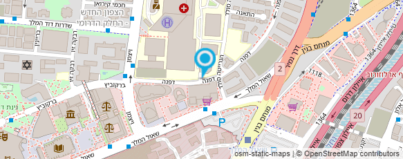 מפת הגעה אל בי"ח איכליוב -מכון פתולוגיה