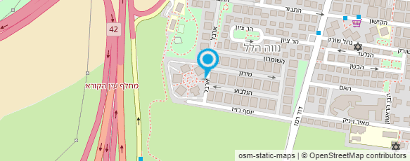 מפת הגעה אל יפעת אברמוביץ