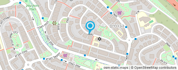 מפת הגעה אל מרכז לתזונה נכונה ואימון