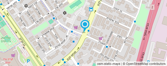 מפת הגעה אל מרכז המגנטים ישראל