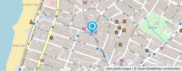 מפת הגעה אל מאש סנטרל mash central