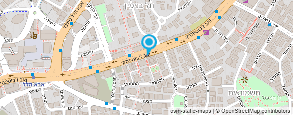 מפת הגעה אל אילת זגדון - משרד עו"ד