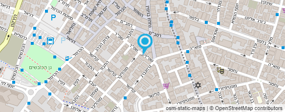 מפת הגעה אל הראל צבי עיצוב שמלות