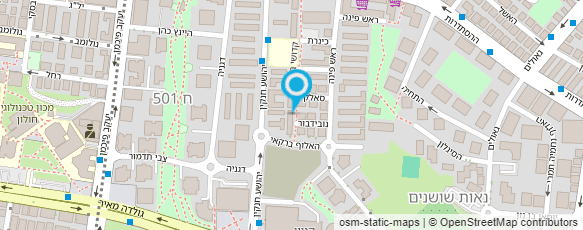 מפת הגעה אל ניסים האינסטלטור שלך