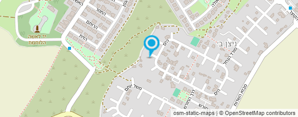 מפת הגעה אל מעודי יהודה שרותי גינון