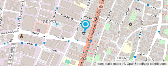 מפת הגעה אל שלום פלאפל