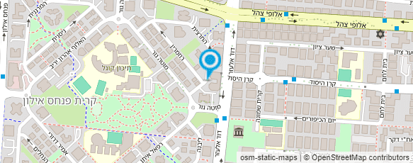 מפת הגעה אל אביתר מנעולן הזהב