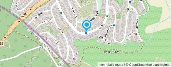 מפת הגעה אל אל גינת אגוז