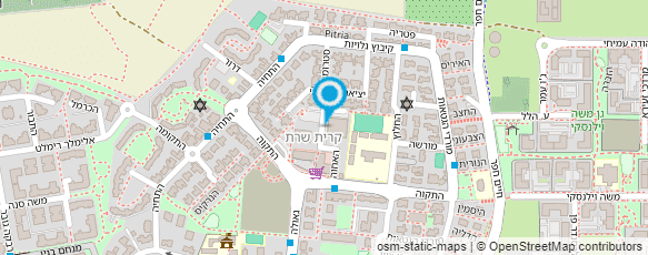 מפת הגעה אל דואר ישראל