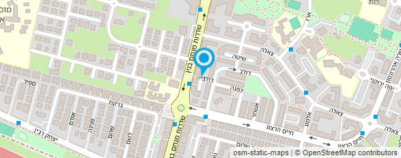 מפת הגעה אל תומר אהרוני