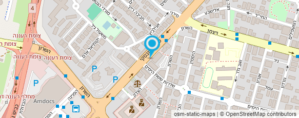 מפת הגעה אל המרכז להיפנוזה רפואית