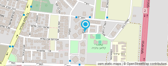 מפת הגעה אל מיכל שרון מאמנת כושר